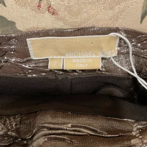 ❤️ MSRP 695.! Michael Kors Platinum skirt BEAUTIFUL 😍 - Picture 5 of 10